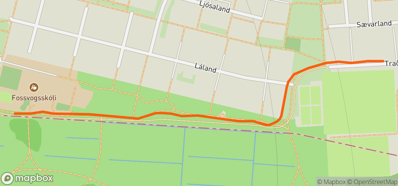 Route map for Night Run
