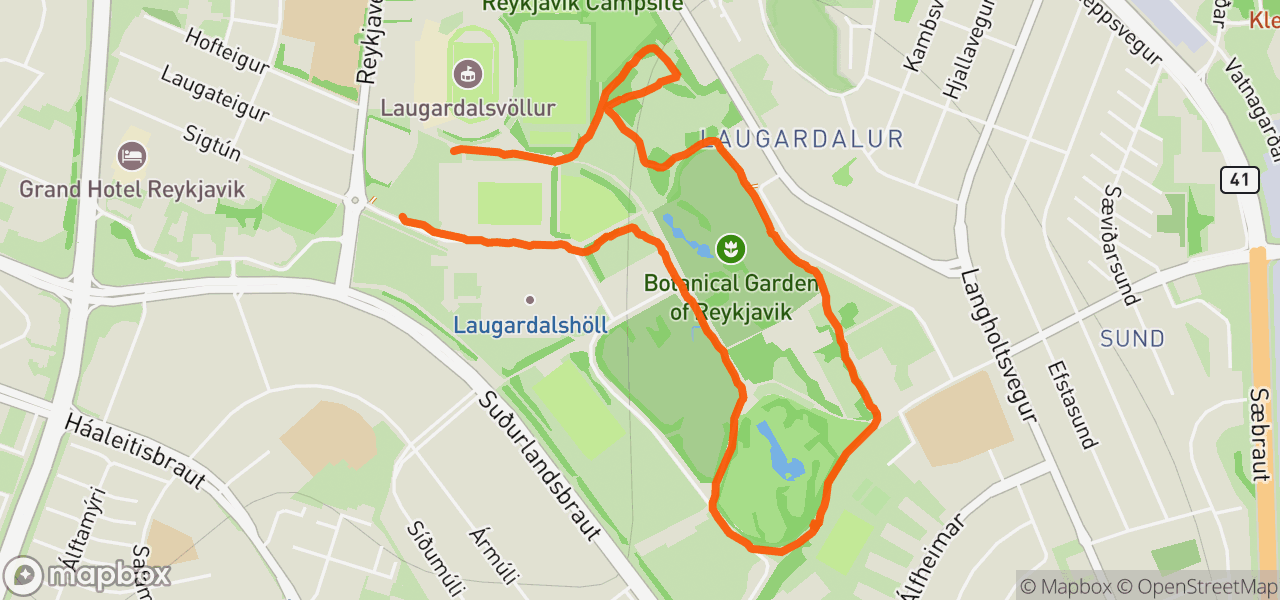 Route map for Colorjog 2024