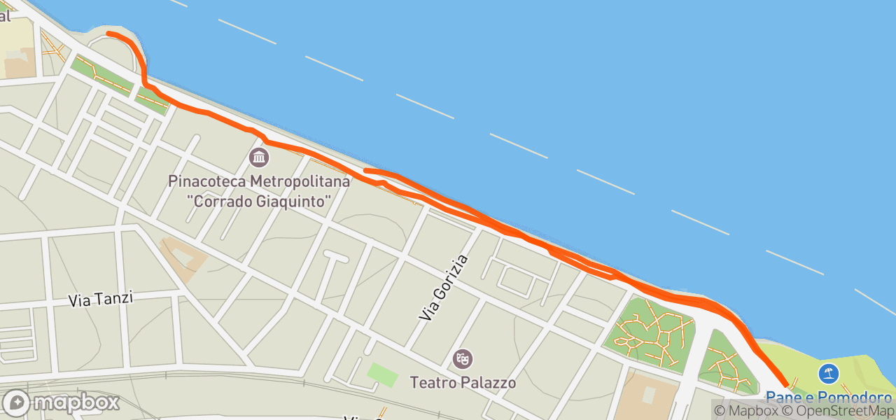 Route map for Morning Run