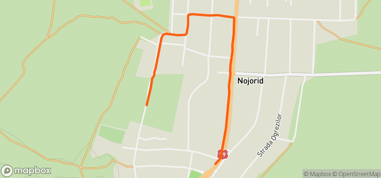 Route map for Morning Run